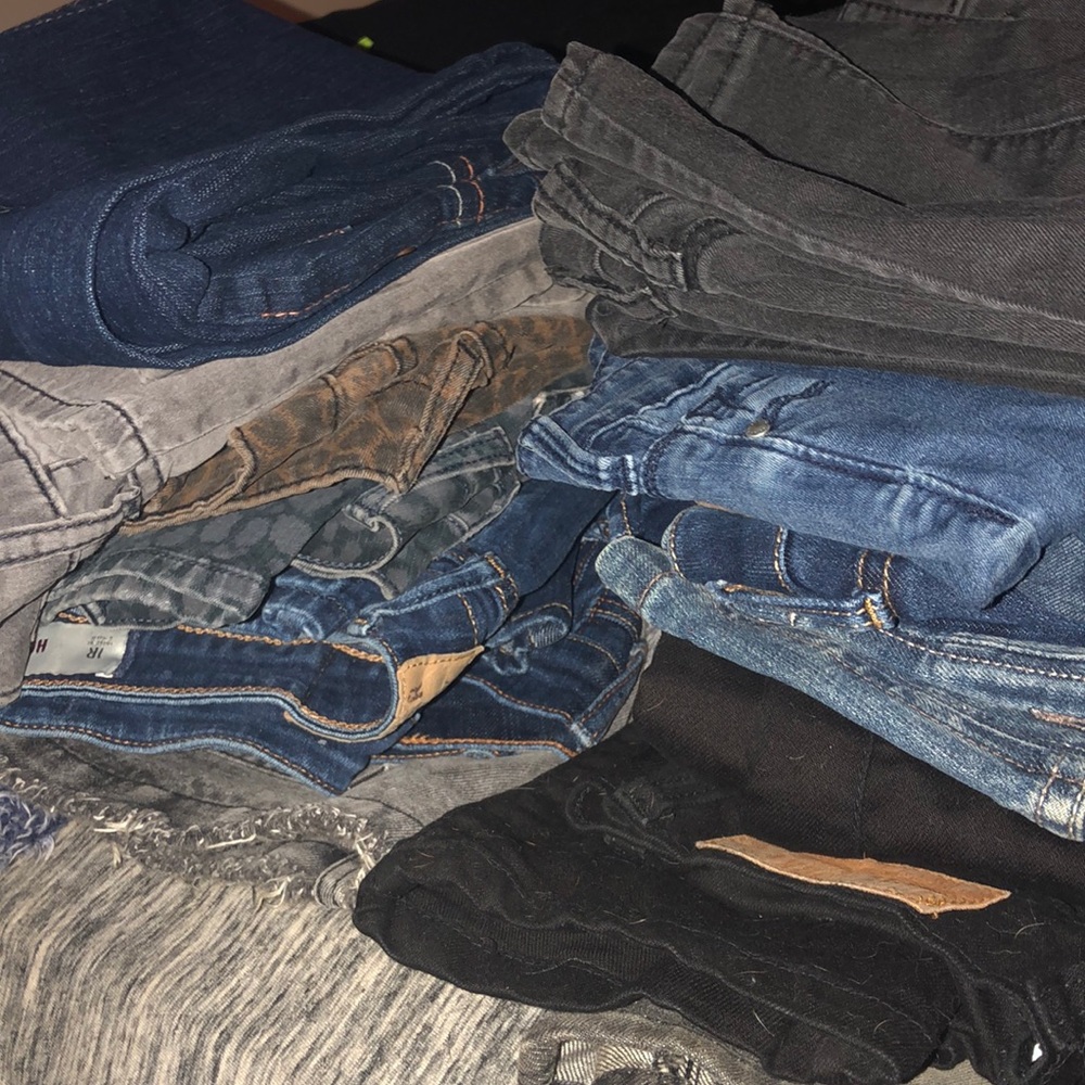 Tons of jeans